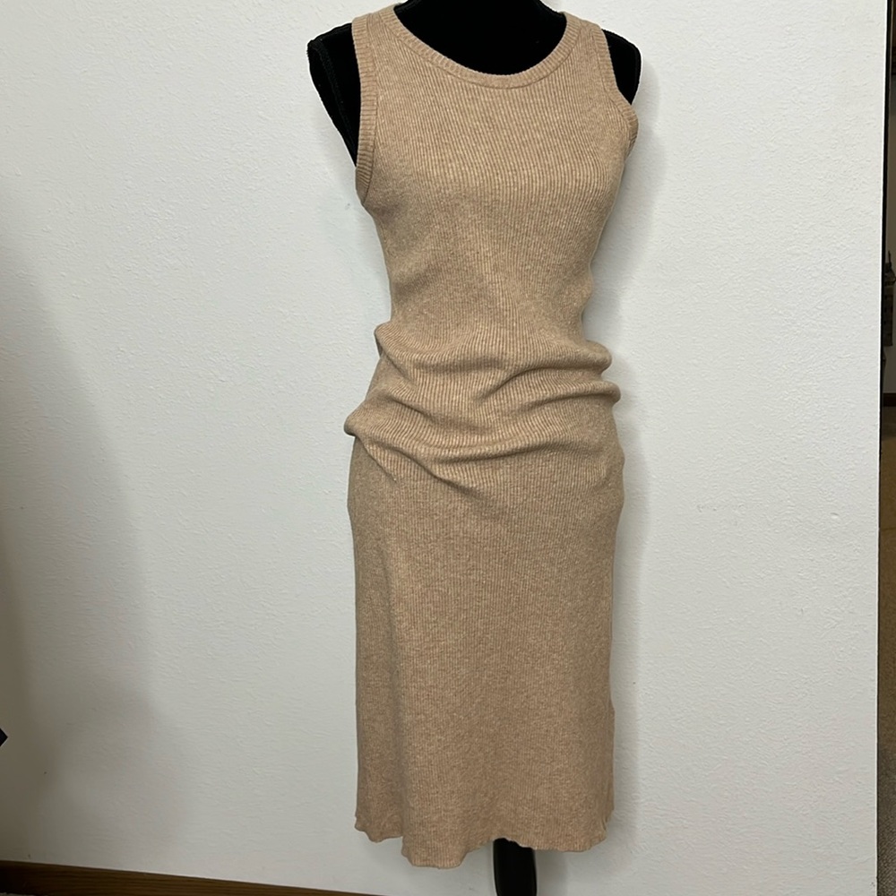 Rachel Zoe size Medium ribbed sleeveless sweater dress